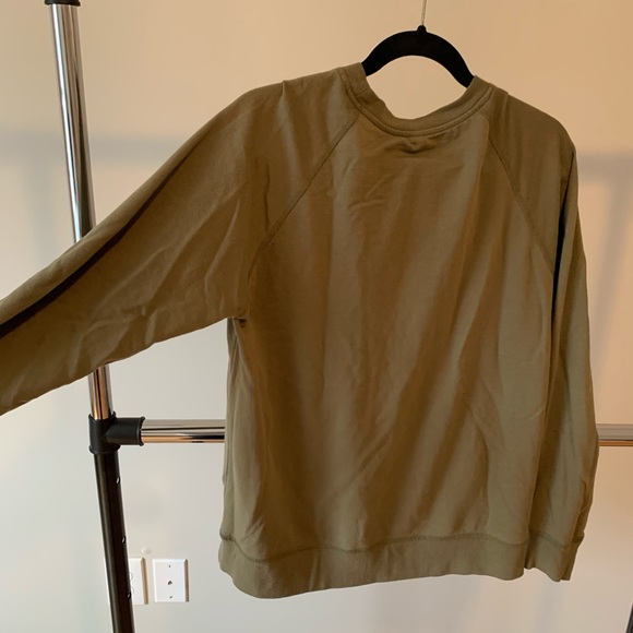 Olive green lucky sweatshirt - Picture 4 of 4
